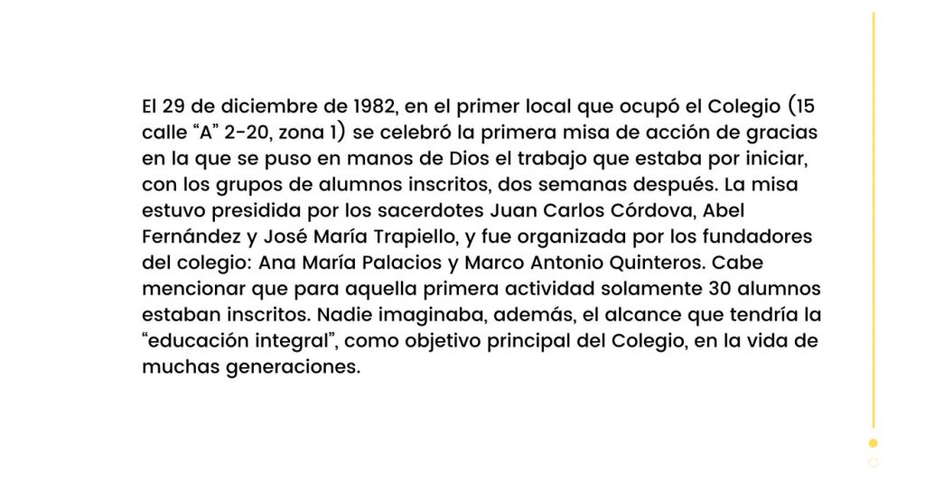 Historia Colegio Católico San Pablo